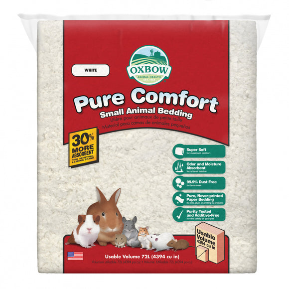 Oxbow Animal Health Pure Comfort Bedding White Liter Bag
