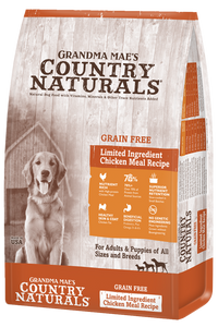 Grandma Mae's Country Naturals Grain Free Chicken Limited Ingredient Dry Food for Dogs