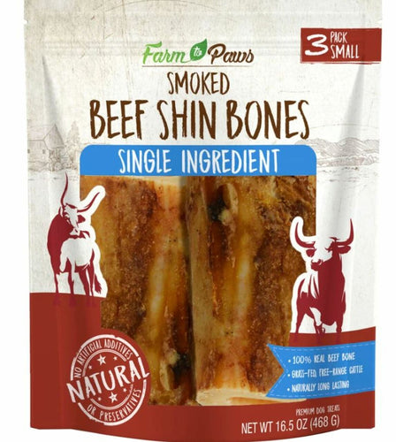 Cadet Farm To Paws Rib Shin Bone For Dogs Beef